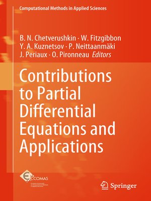 cover image of Contributions to Partial Differential Equations and Applications